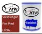 Preview: Volkswagen, Fox Red, LH3A: 500ml Lackdose, von ATW Autoteile West.